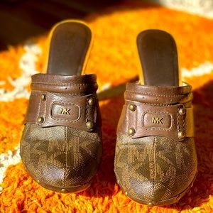 Michael Kors heeled clogs from circa early 2000’s